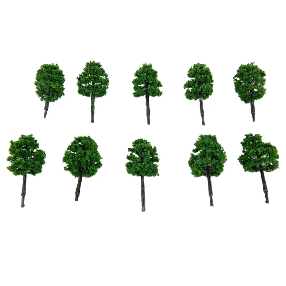 Artificial Model Tree 10pcs 5cm Accessories Artificial Tree Decorate Diorama Layout Model Parts Plastic Scenery
