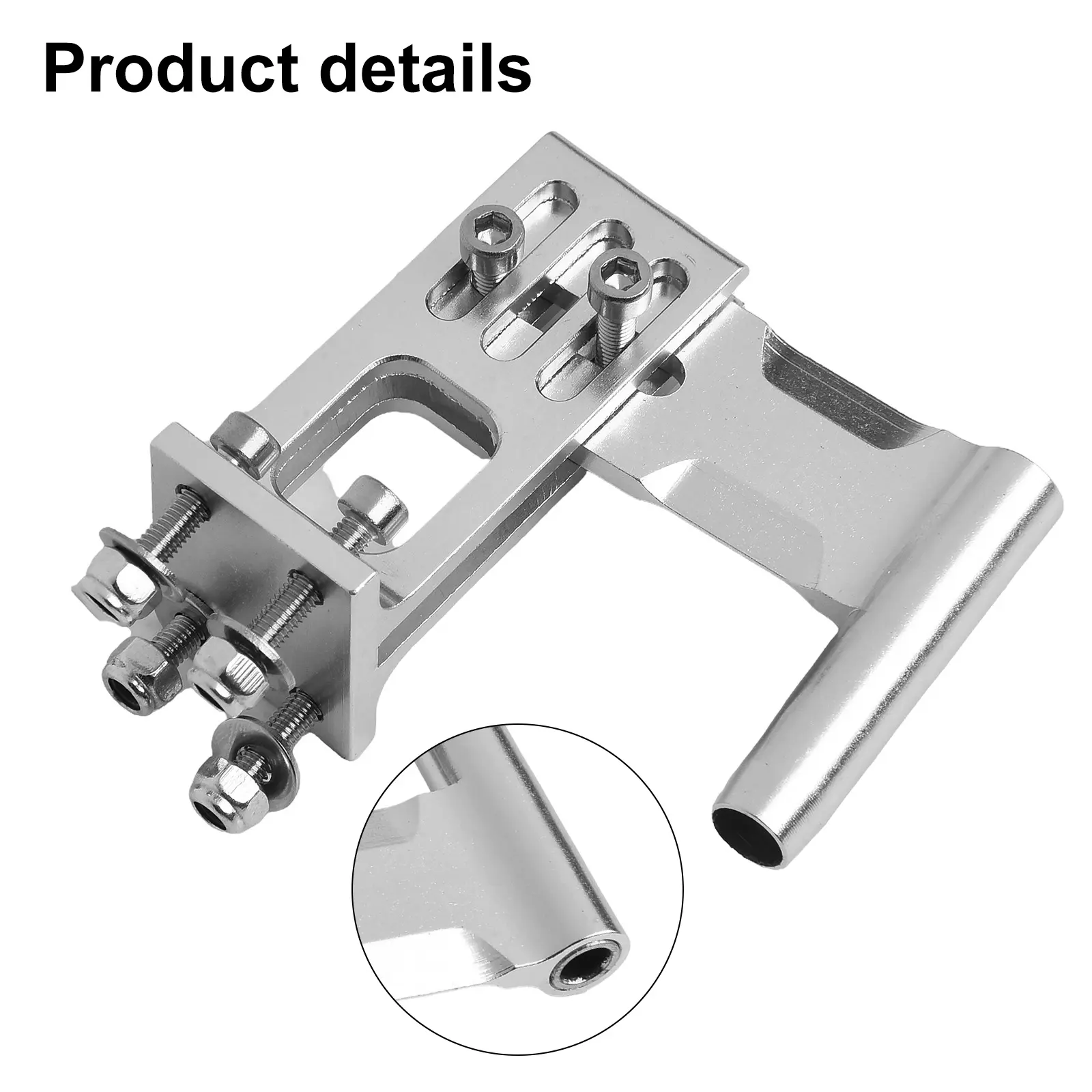 Heavy Duty Aluminum Strut for Nitro or Electric RC Boats Suitable for 4mm Shaft Flex Cable for Improved Performance