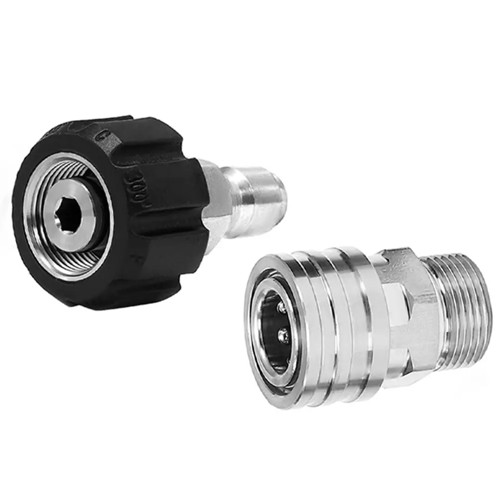 Stainless Steel M22-14 Adapter Kit: Quick Connect For Pressure Washers Home Gardening Hot Selling Products