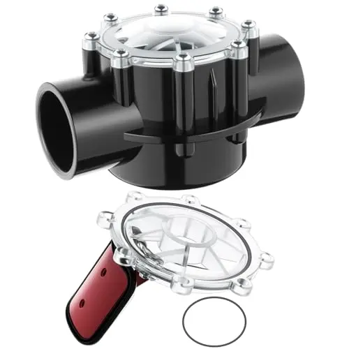 7235 180 Degree Check Valve For Jandy Pools + 7056 Check Valve Cover Flapper Home Gardening Hot Selling Products