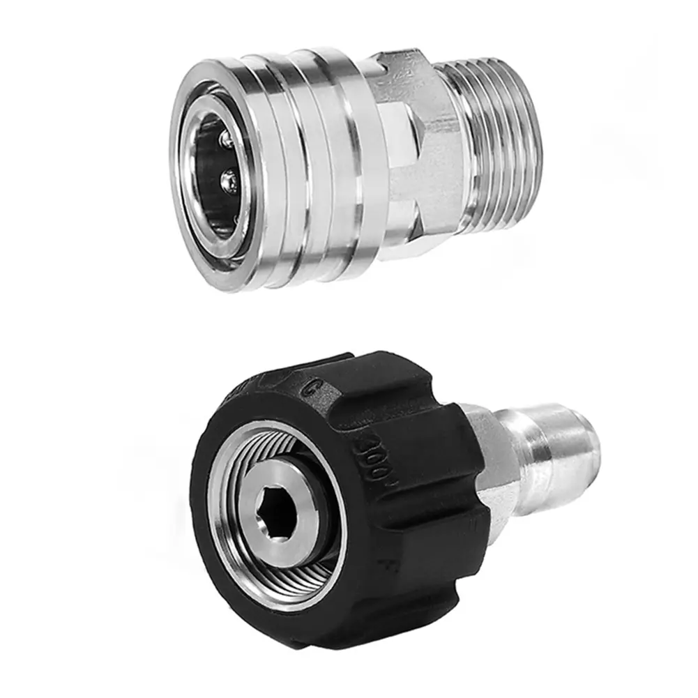 Stainless Steel M22-14 Adapter Kit: Quick Connect For Pressure Washers Home Gardening Hot Selling Products