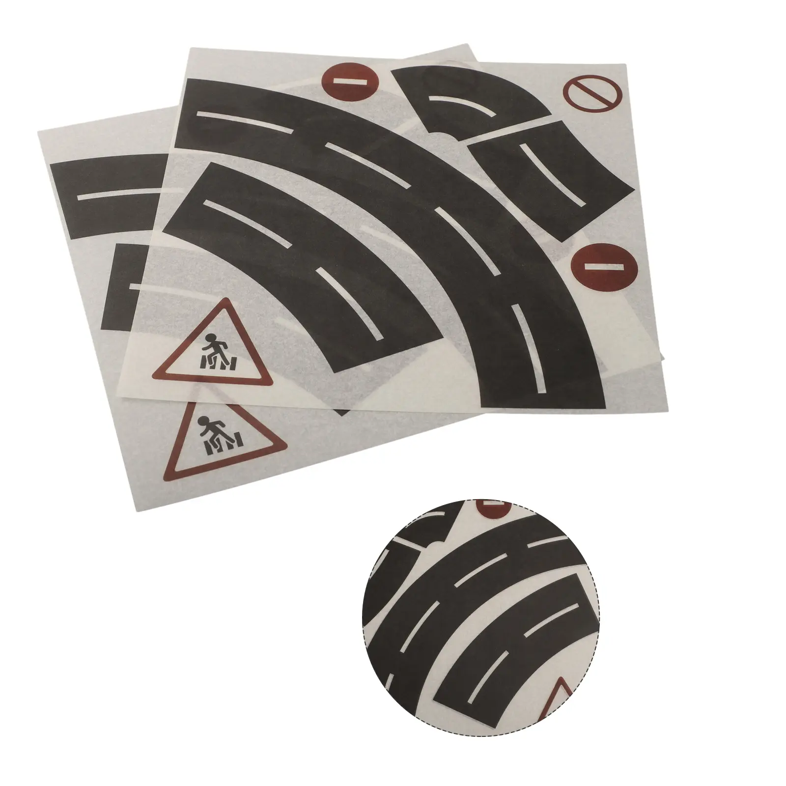 Duct Tape Toy Track Sticker Parking Scene Pattern Railway Removable Roll Car Road Set 18-25g 5cm Bend Brand New