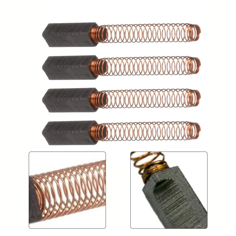 6*6*25mm Countertop Mixers Carbon Brushes Efficient Mixing Essential Mixer Parts High Quality Material Kitchen Appliance Repair