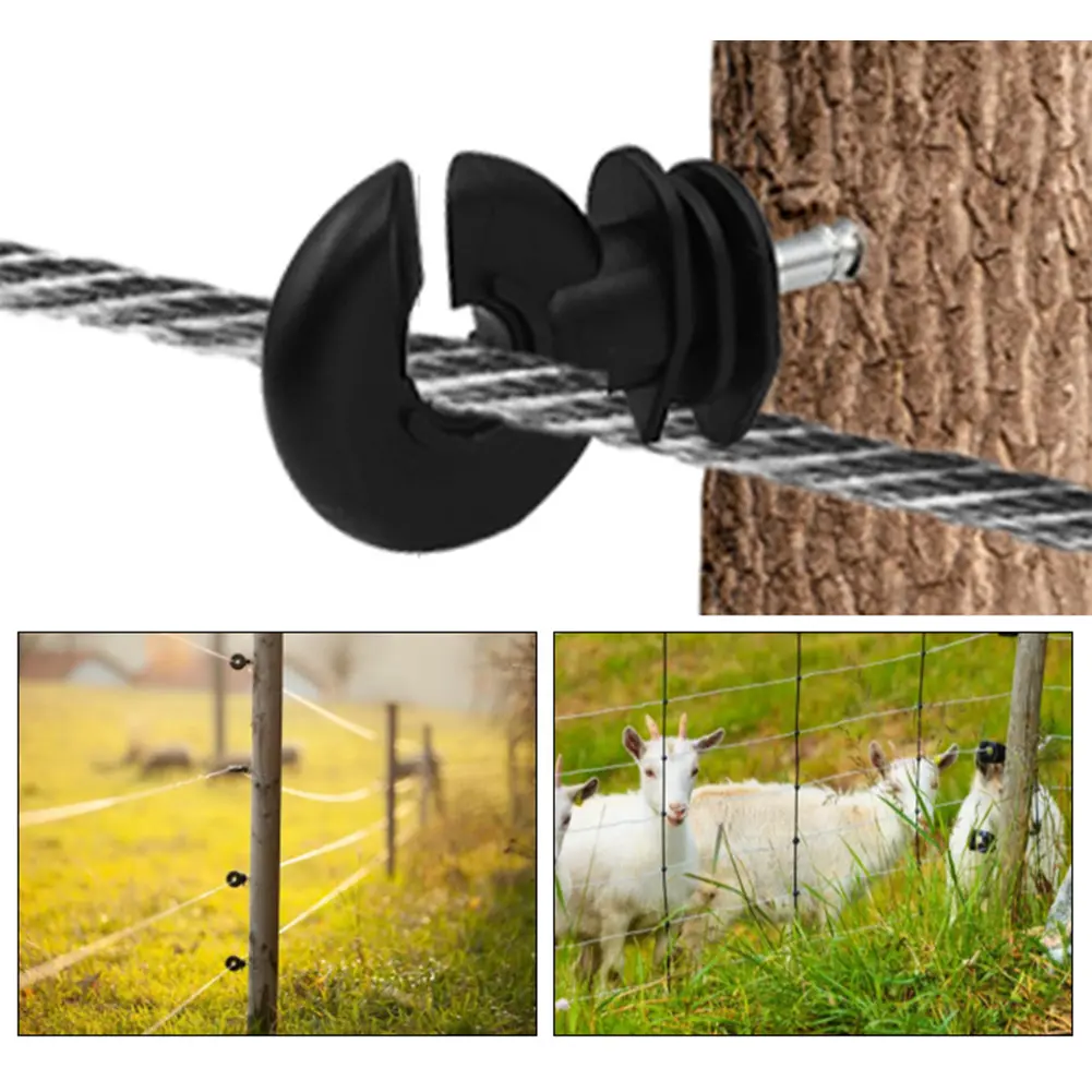 Wire Connection Tool Thread Hook Fence Insulator Animal Fence Long lasting Multifunctional Electric Fence 3 54inch