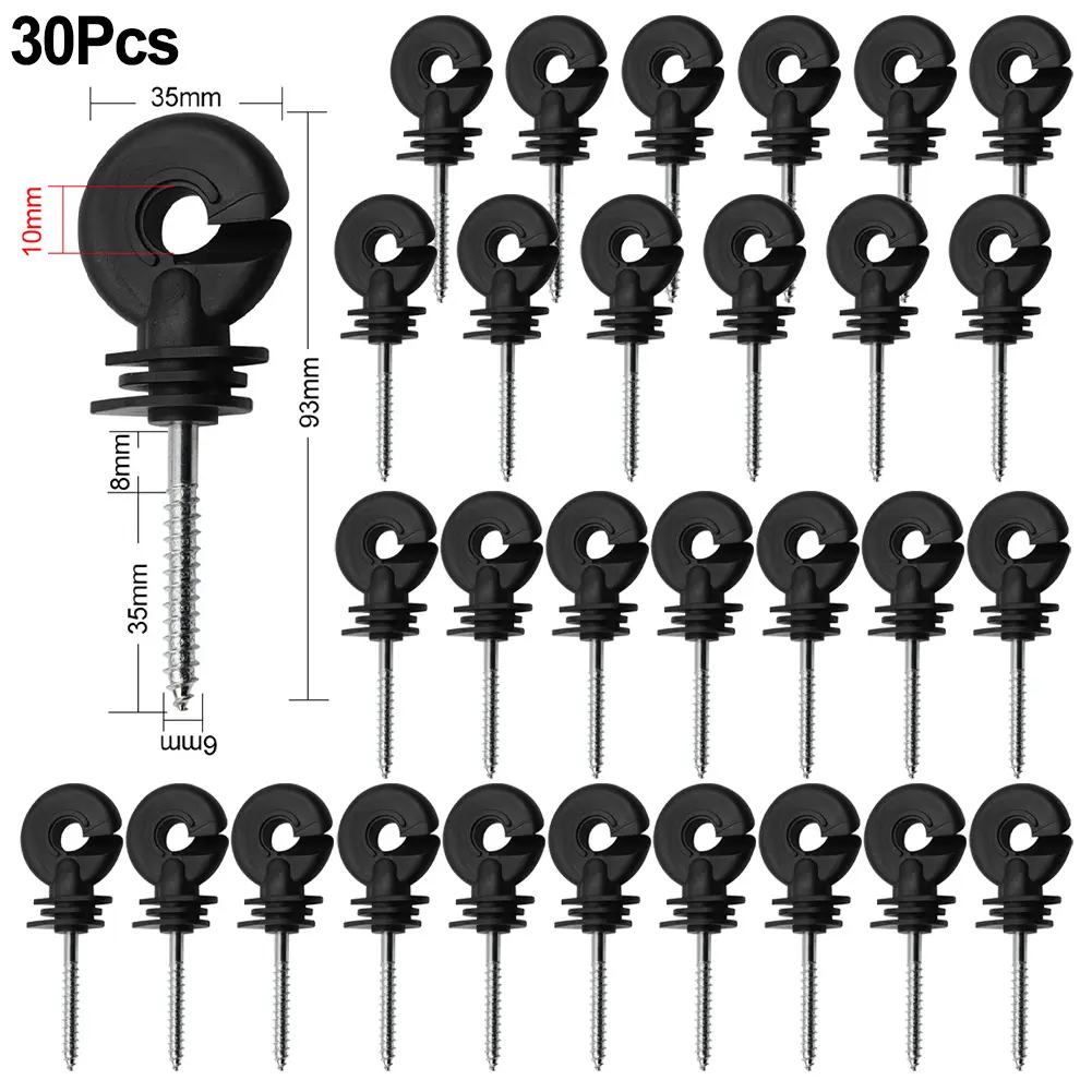 Wire Connection Tool Thread Hook Fence Insulator Animal Fence Long lasting Multifunctional Electric Fence 3 54inch