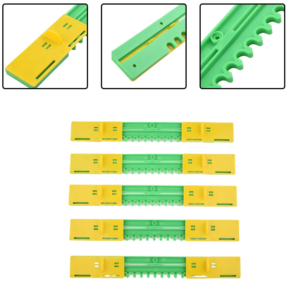 Set of 5 Plastic Beehive Door Entrance Discs for Nest Gate Bee Control Tool to Manage Hive Access and Prevent Escape