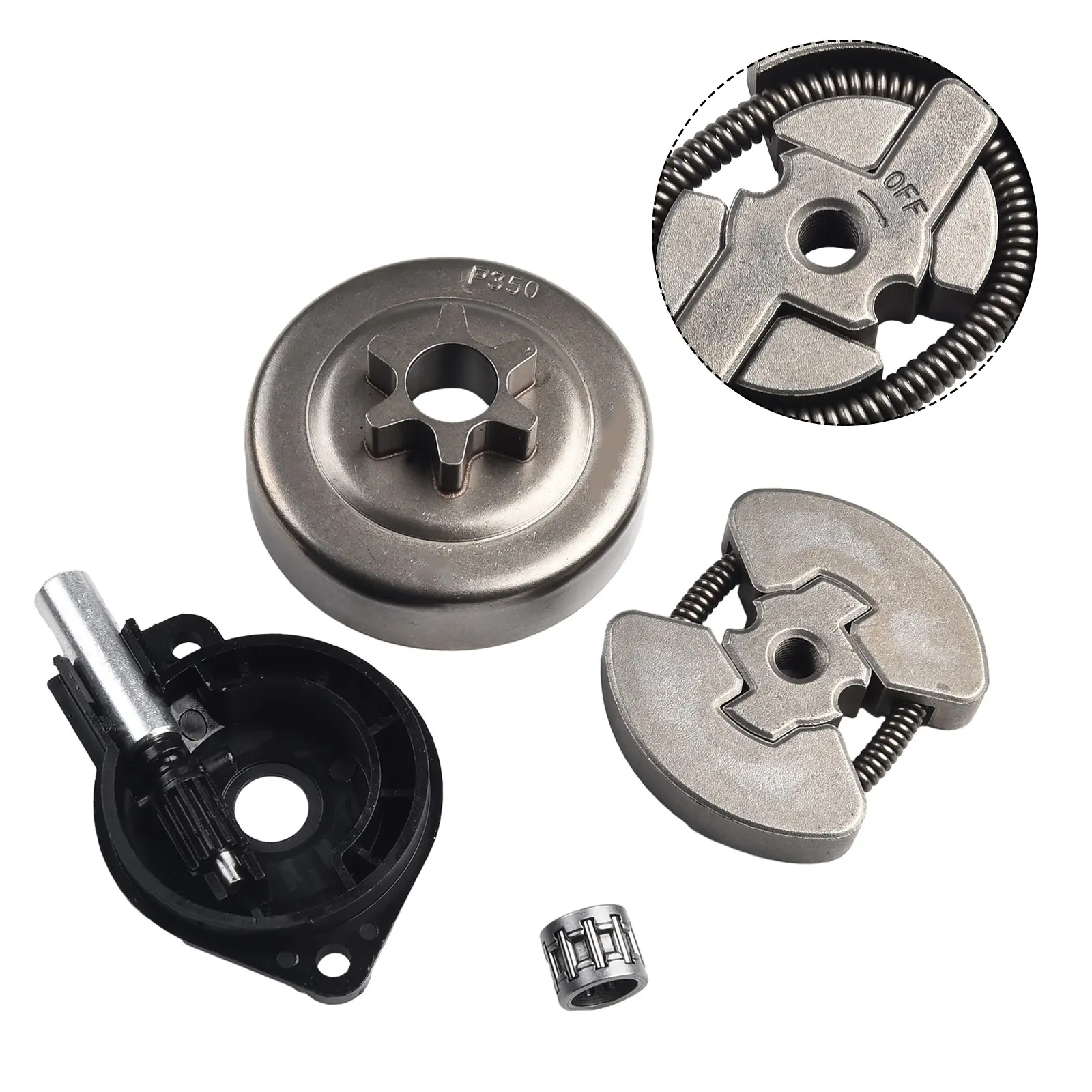 3/8in-6T Spur Clutch Drum Oil Pump For 120 Mark II Chainsaw Sprocket Gardening Tool Accessories Gardening Tool Accessories