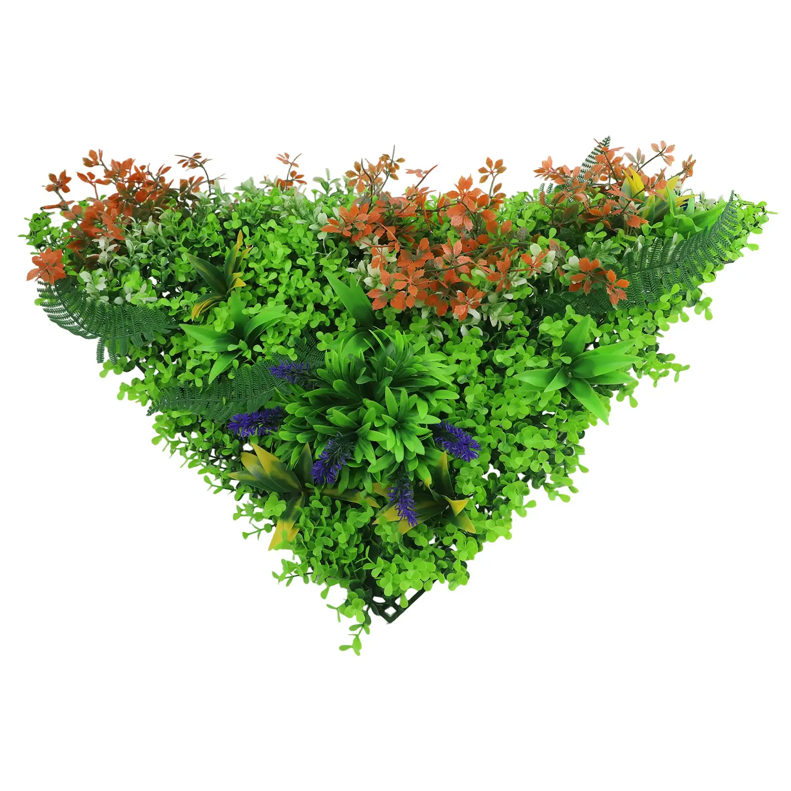UV Protected Artificial Flower Wall Panels 50x50CM Decorative Fencing Solution for Noise Blocking and Aesthetics