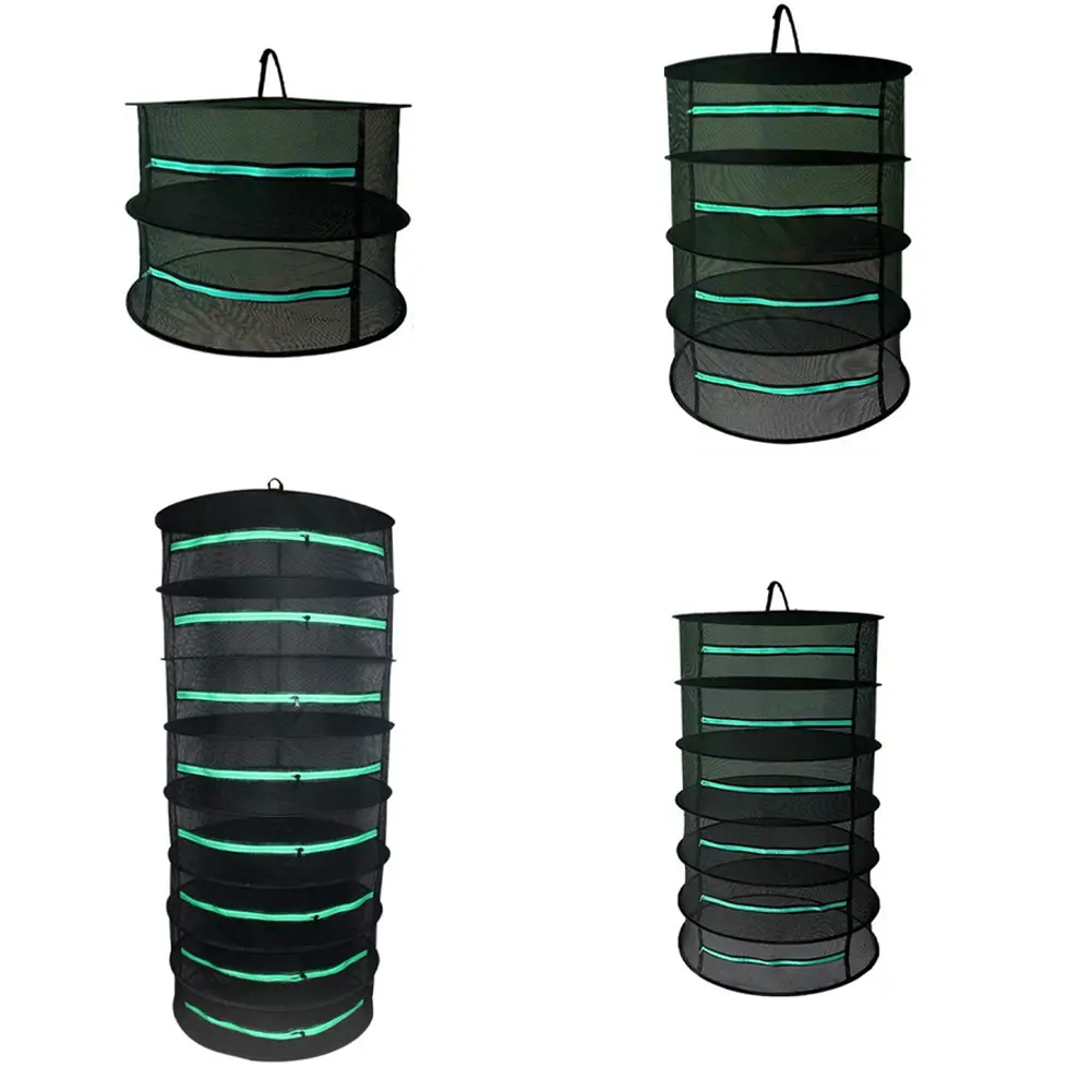 Features Folding Dry Rack Ample Space For Drying Convenient Hanging And Storage Steel Wire Ring Herb Dryer Bag
