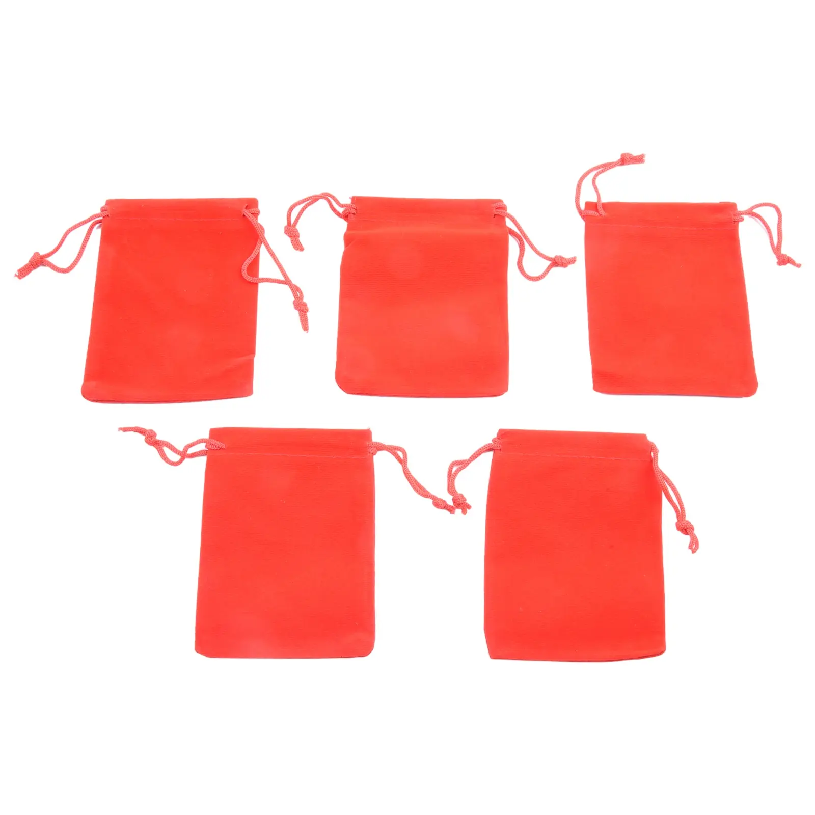 Red Velvet bag Pouch Set Candy Decoration Jewelry Wedding Drawstring Favor Holiday And New Parts Supply Useful