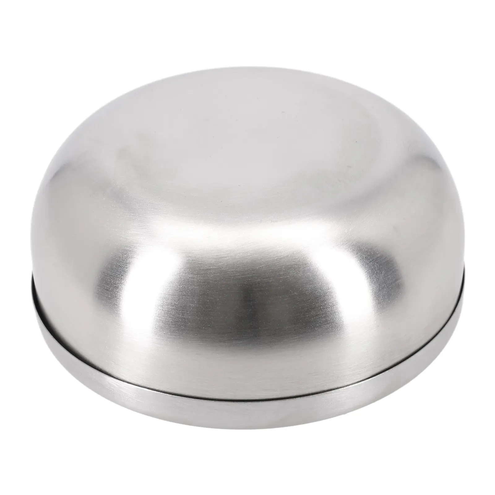 Stainless Steel Bowl Korean Big Cooked Rice Bowl With Cover Single Layer Steamed Rice Bowl Child Anti-Scalding/fall Tableware