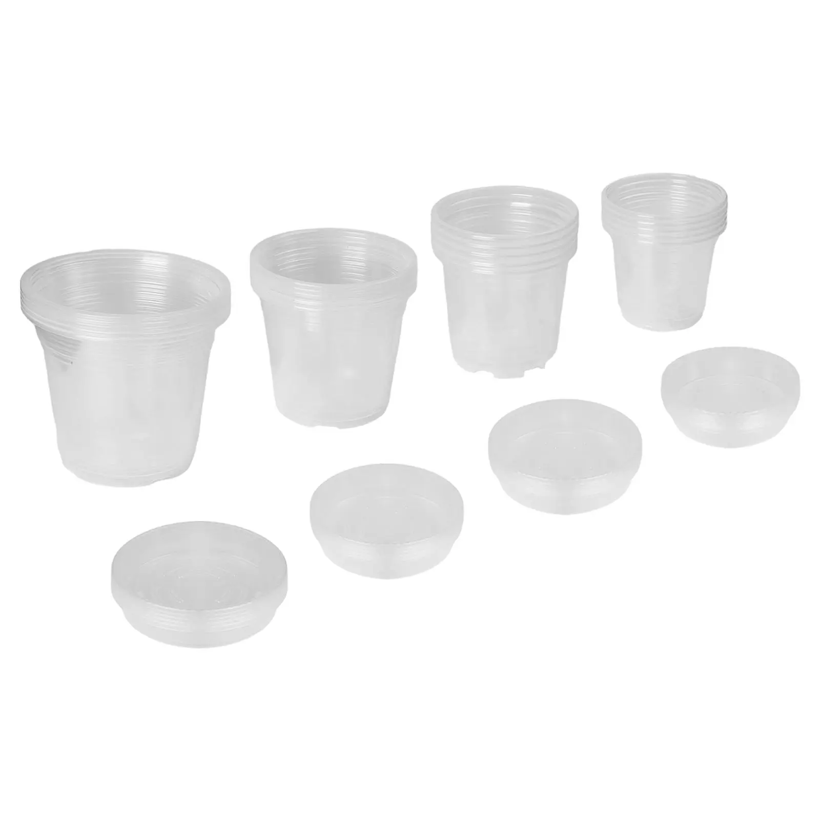 Clear Flowerpot Drainage Hole Pot Indoor Gardening Root Growth Visibility Water Damage Protection For Herbs For Indoor Gardening