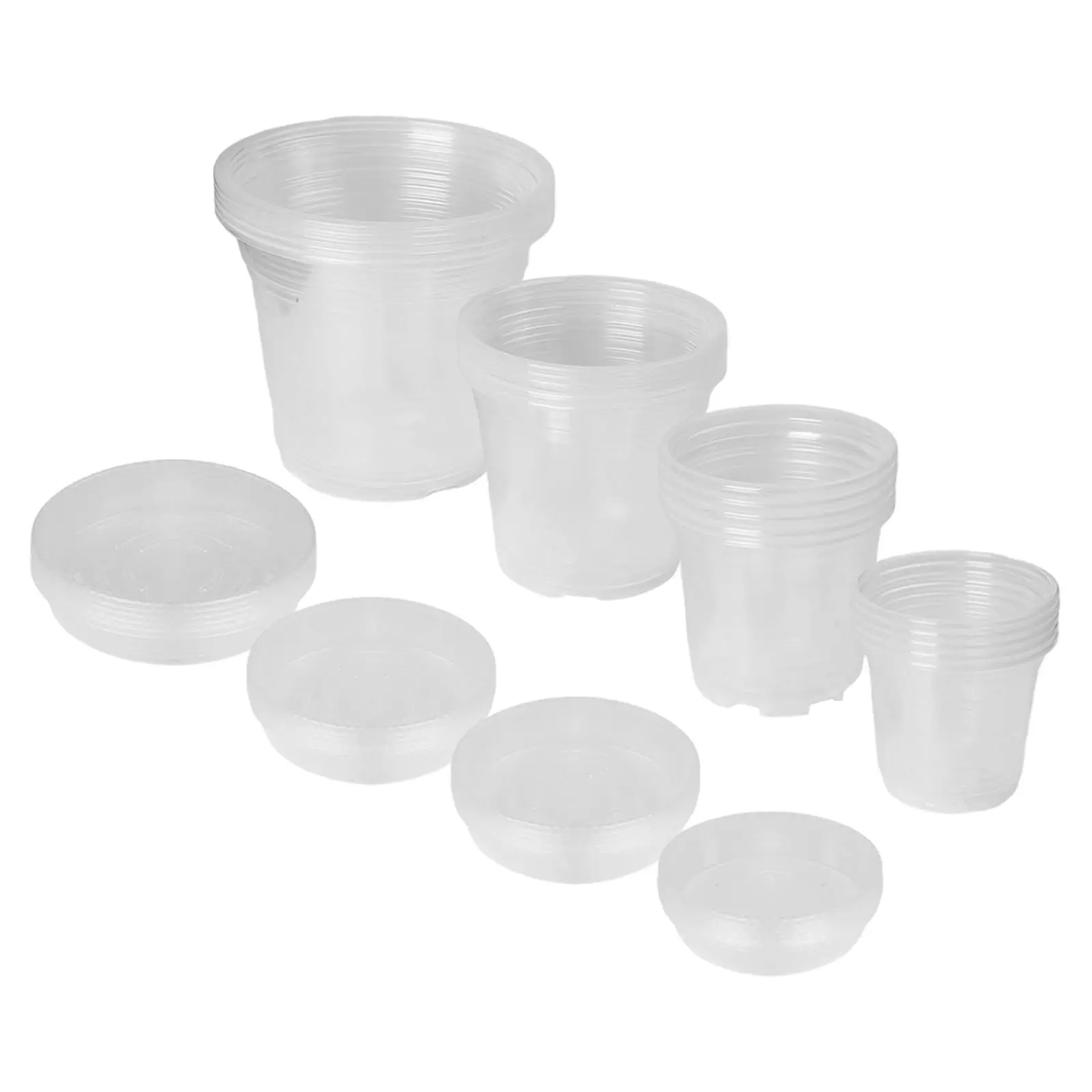 Clear Flowerpot Drainage Hole Pot Indoor Gardening Root Growth Visibility Water Damage Protection For Herbs For Indoor Gardening
