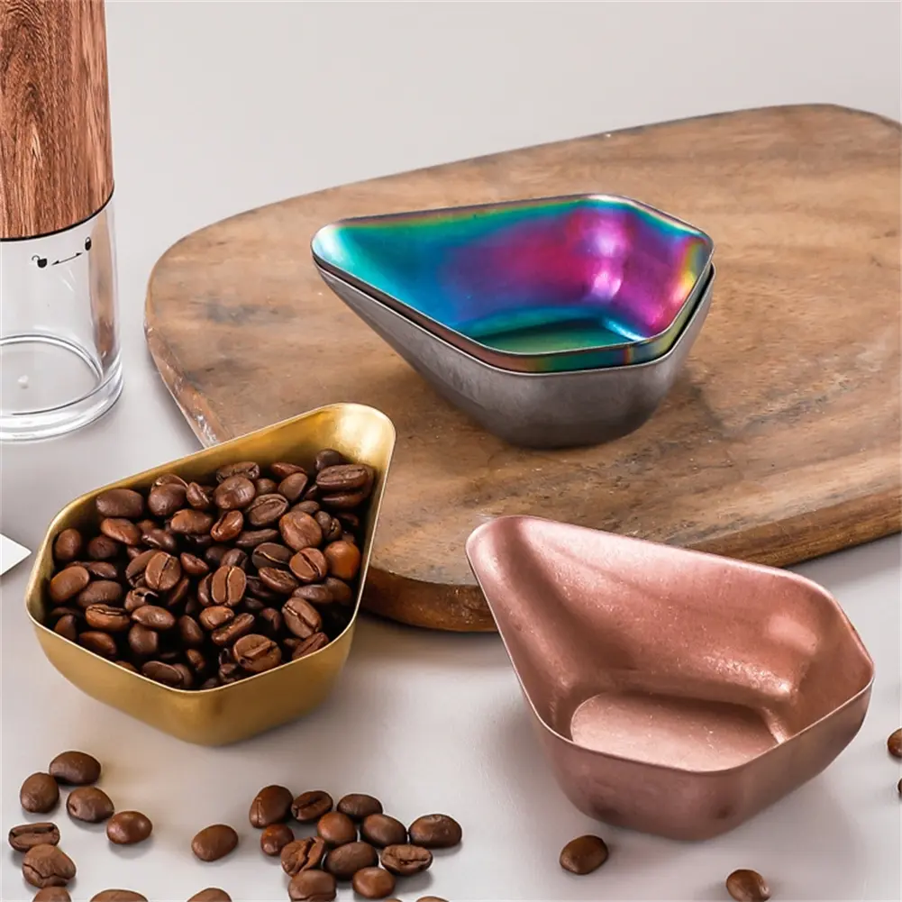 Coffee Making Coffee Bean Tray Irregular Shape Coffee Accessory Tool Kitchen Tool Stylish Design Versatile Use