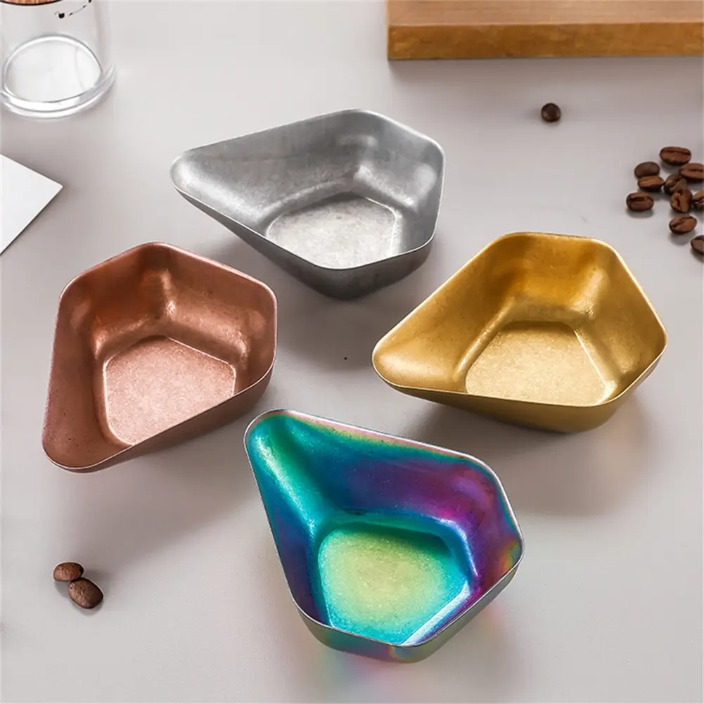 Coffee Making Coffee Bean Tray Irregular Shape Coffee Accessory Tool Kitchen Tool Stylish Design Versatile Use