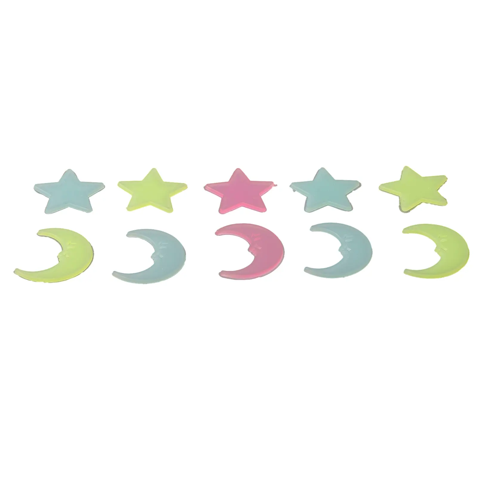 100PC Stickers Fun 100PCS Glow In The Dark 100Pcs Kids 100Pcs Pack Living Moon 100XPCS Wall Moons 100pcs Night