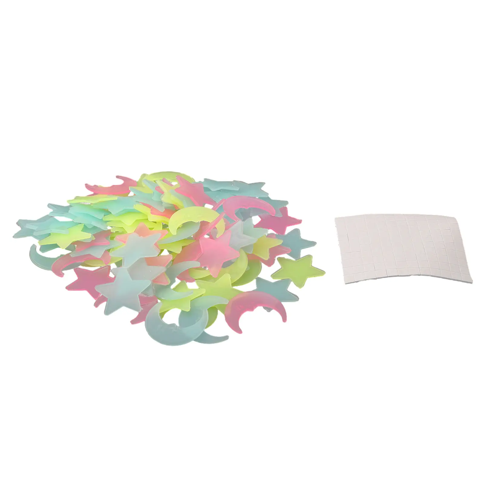 100PC Stickers Fun 100PCS Glow In The Dark 100Pcs Kids 100Pcs Pack Living Moon 100XPCS Wall Moons 100pcs Night