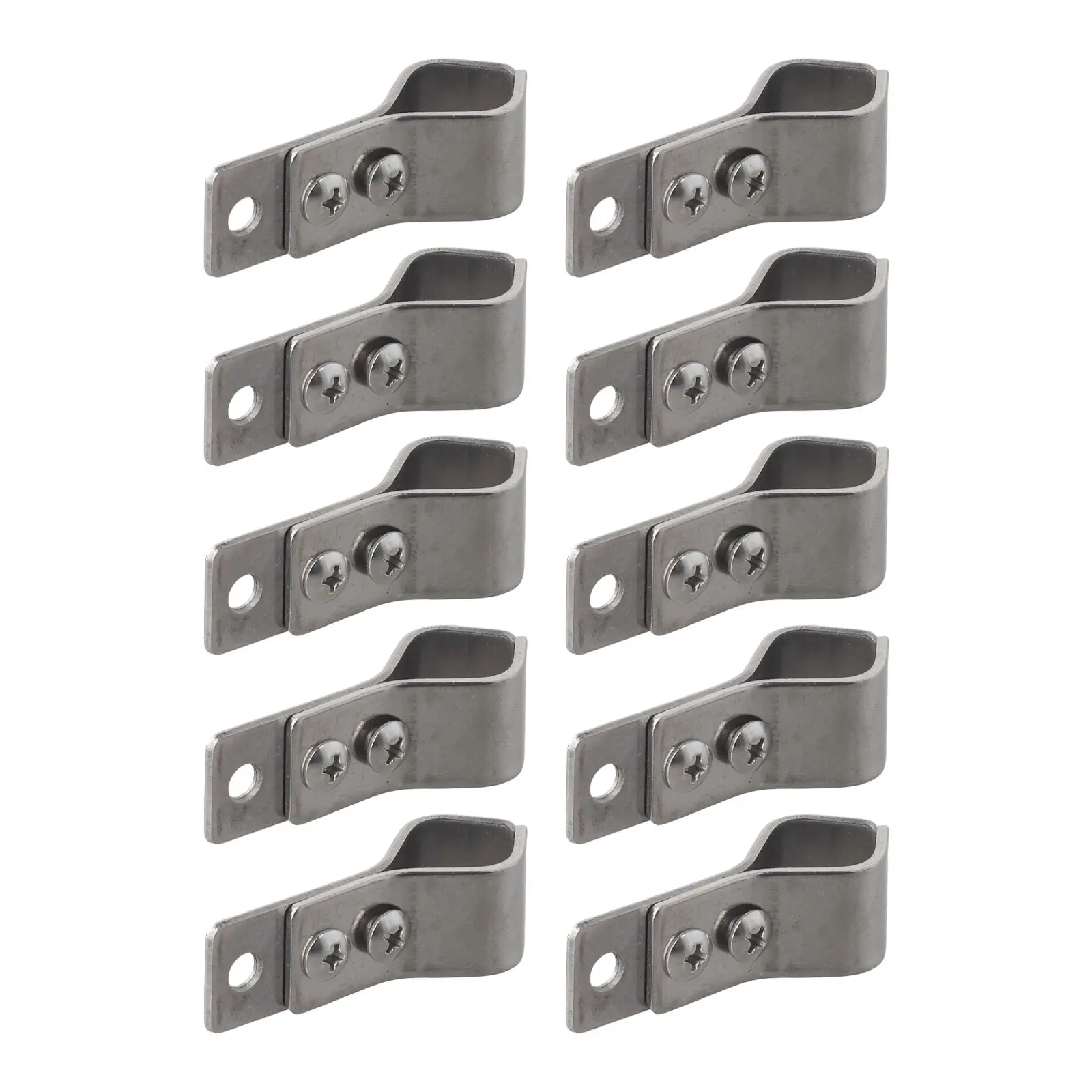 Easy Install Stainless Steel Clamps Mesh Heavy Duty Clamps 55*42*2mm Adjustable Pipe Clamps Long-lasting Durability