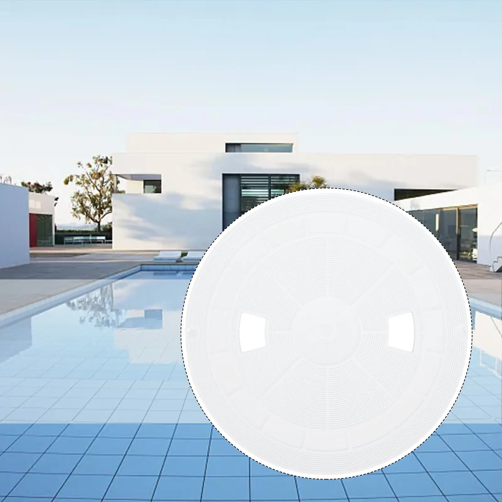 Efficient Pool Skimmer Cover Replacement Compatible with For Pentair U3 and For SwimQuip Fits Model For 086500058