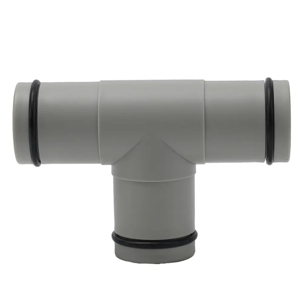 Hose Connector Hose Adapter 1.25in Tee T-joint Hose Adapter Replacement T Type Hose Extension Adapter 1.25\\\" Diameter