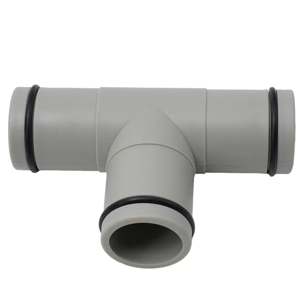 Hose Connector Hose Adapter 1.25in Tee T-joint Hose Adapter Replacement T Type Hose Extension Adapter 1.25\\\" Diameter