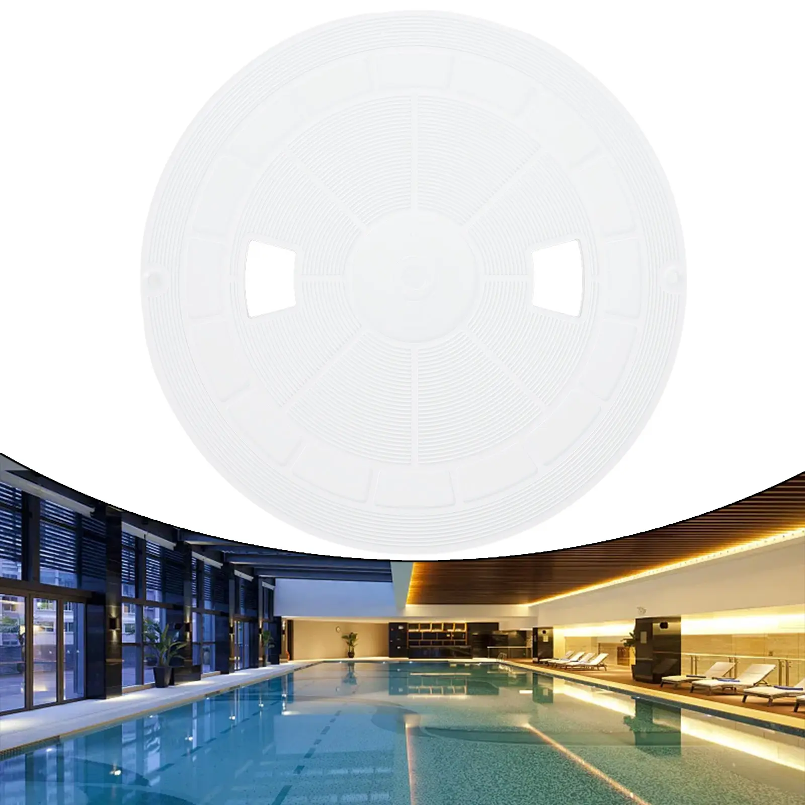 Efficient Pool Skimmer Cover Replacement Compatible with For Pentair U3 and For SwimQuip Fits Model For 086500058