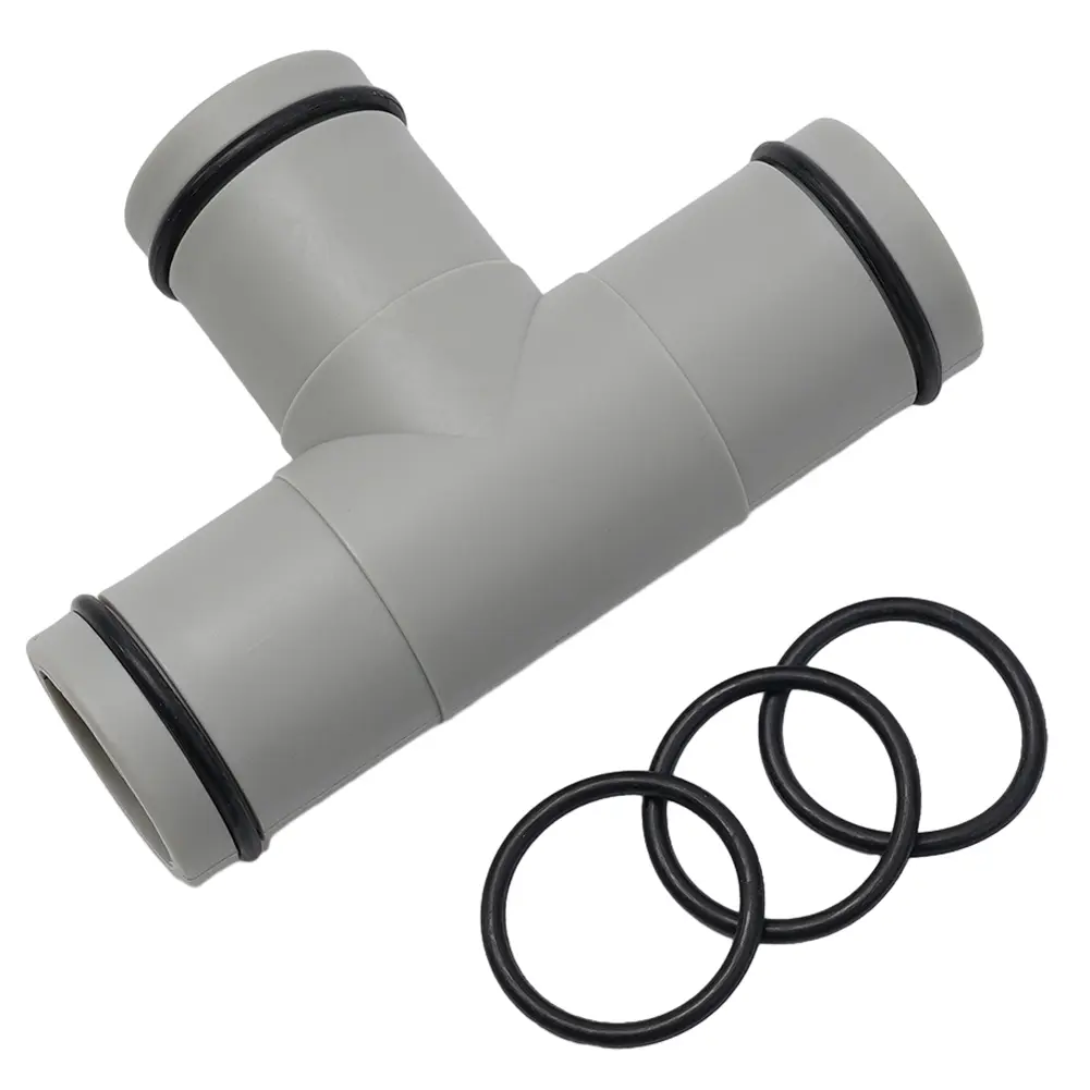 Hose Connector Hose Adapter 1.25in Tee T-joint Hose Adapter Replacement T Type Hose Extension Adapter 1.25\\\" Diameter