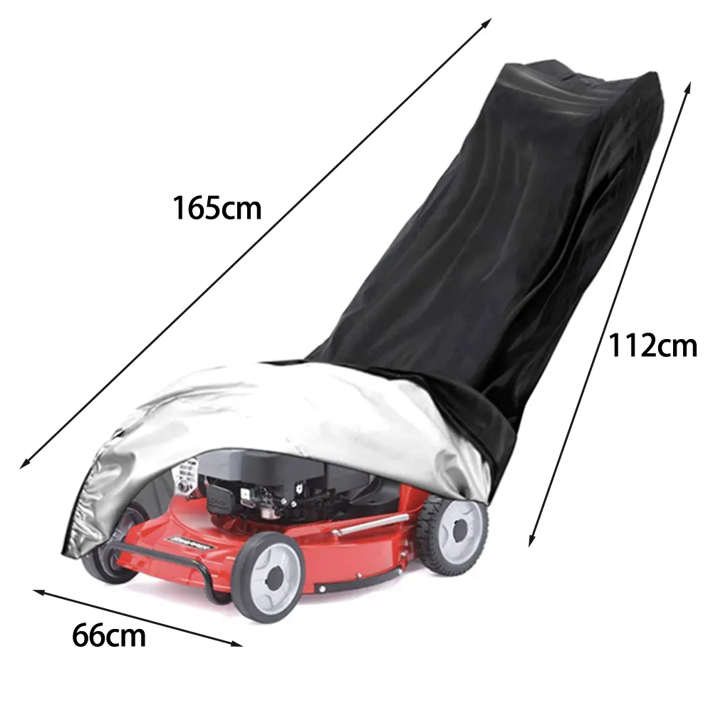 600D Oxford Cloth Waterproof And Dustproof Lawn Mower Cover 195*66*112cm Garden For Expedition Tool Accessories