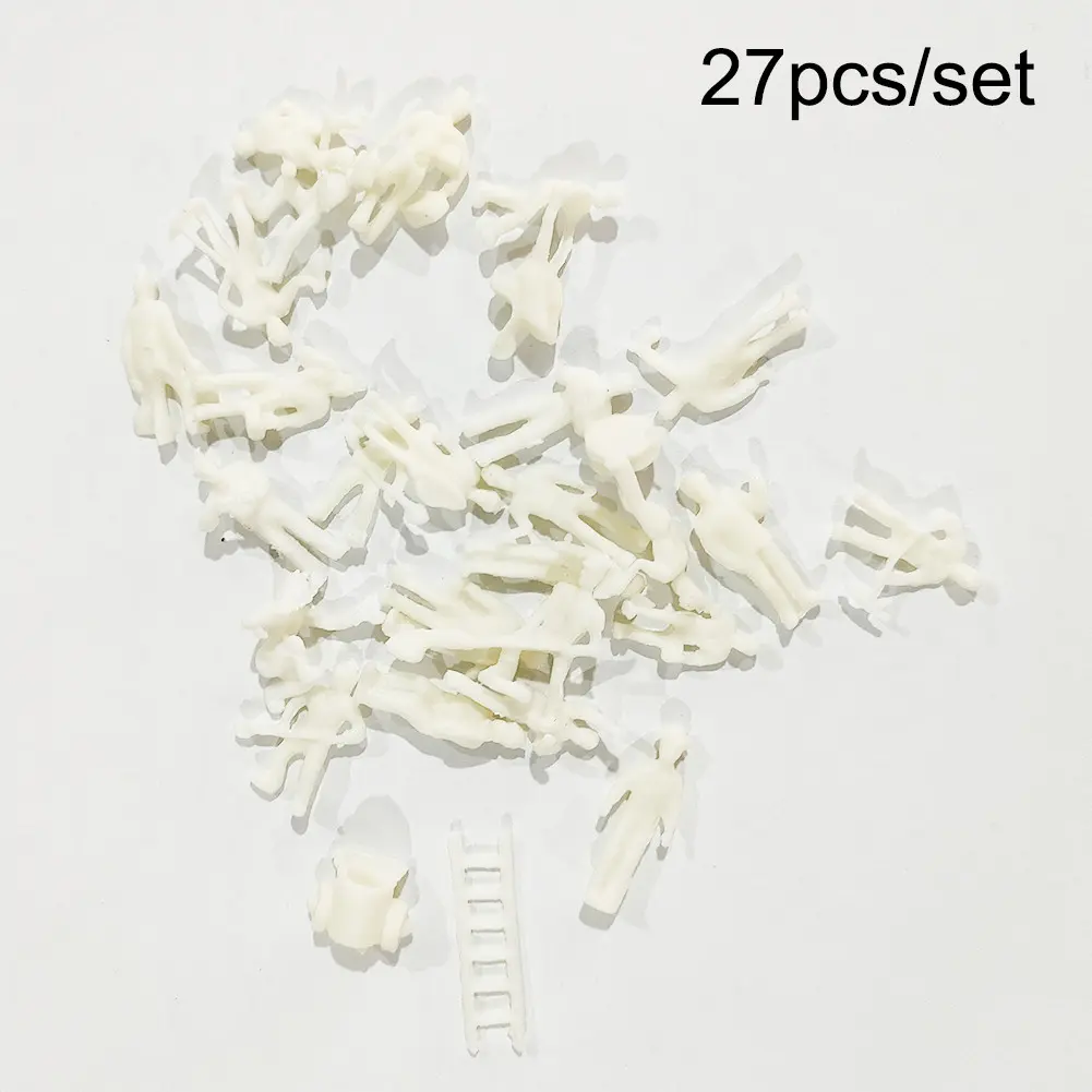 27 Piece Model Train Workers Figures for HO OO Gauge Enhance Your Railway Diorama Layout with Realistic Details