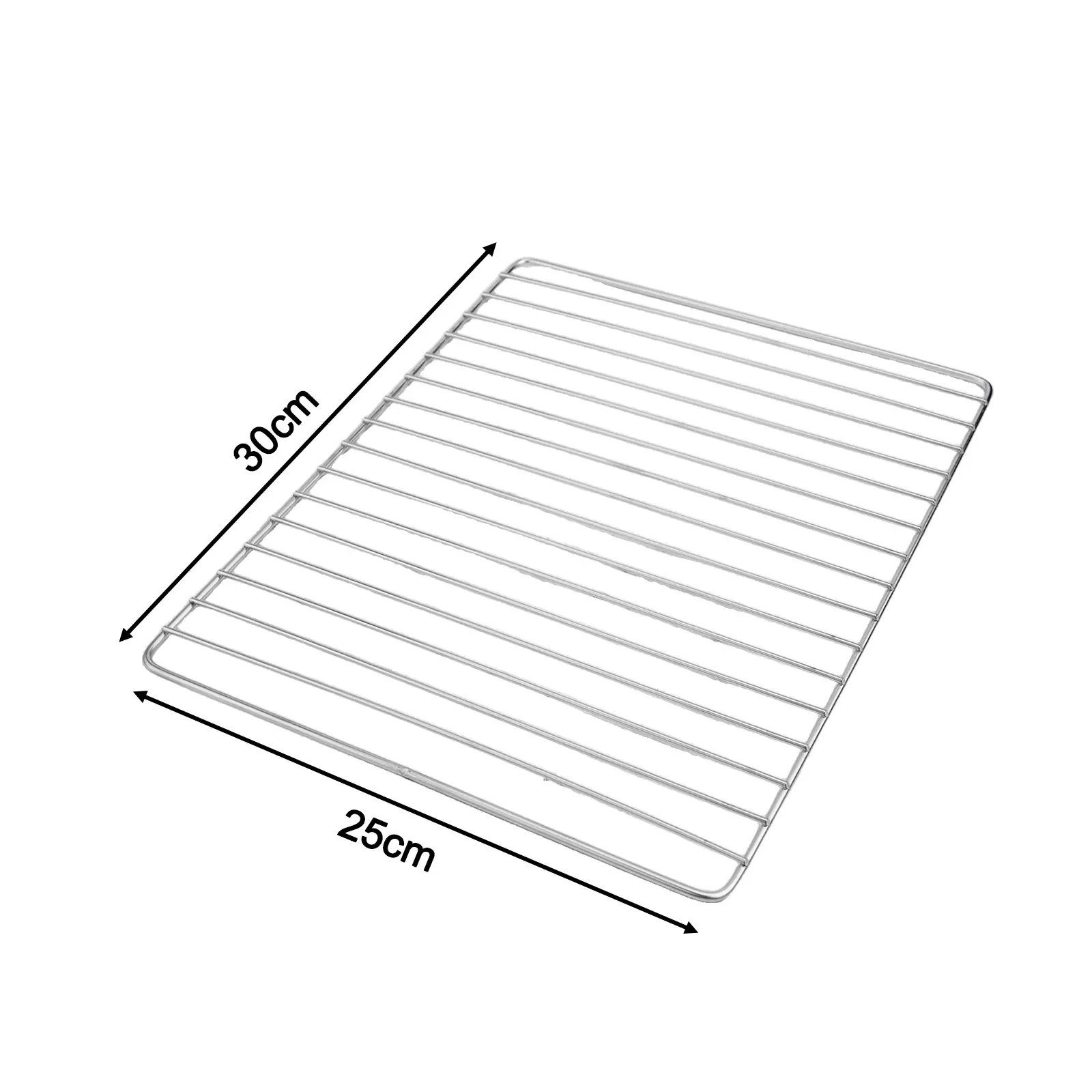 Outdoor Grill Mesh Stainless Steel Grill Mesh Camping Outdoor Picnic 30x45cm Easy To Clean Multi-purpose Design Rust Resistant