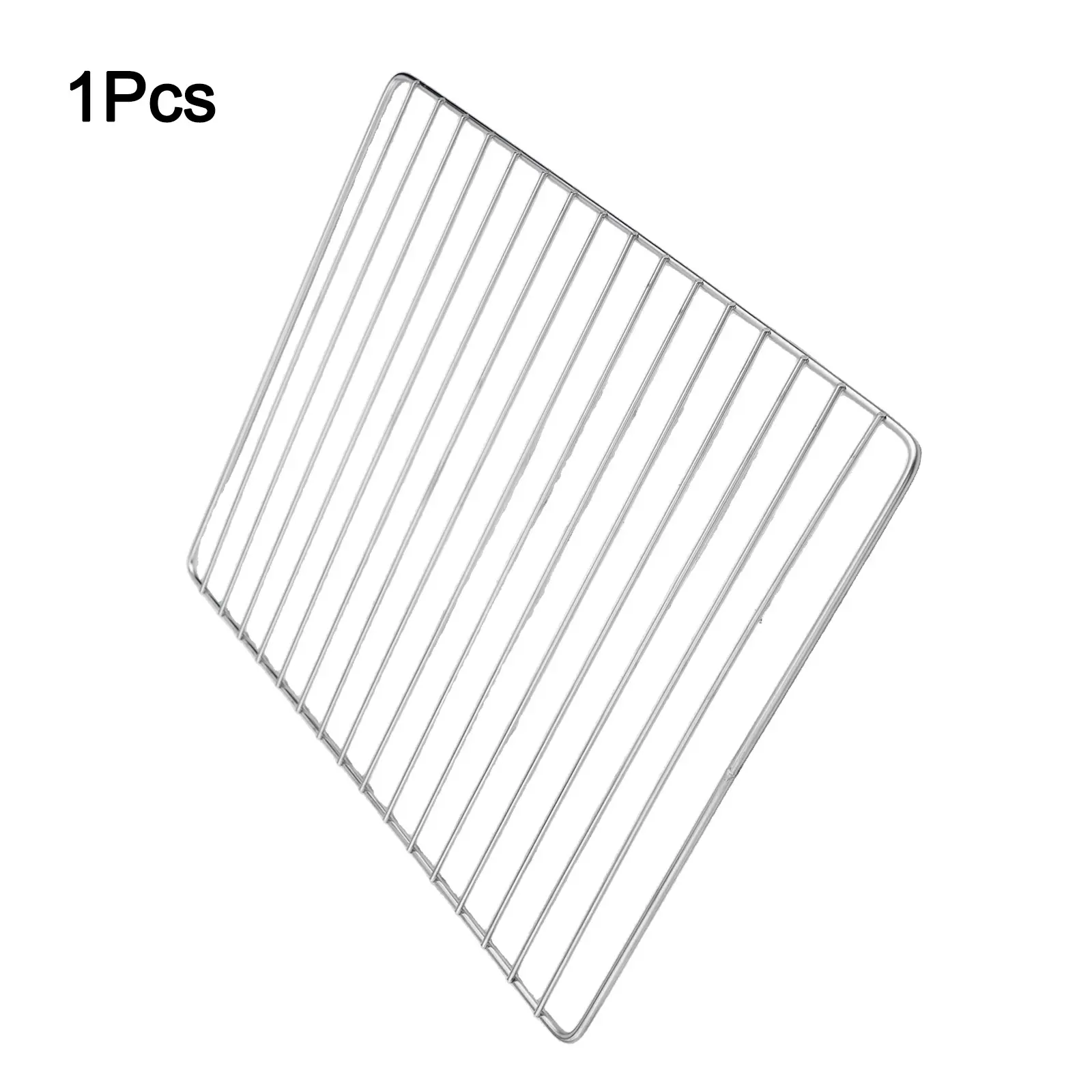 Outdoor Grill Mesh Stainless Steel Grill Mesh Camping Outdoor Picnic 30x45cm Easy To Clean Multi-purpose Design Rust Resistant