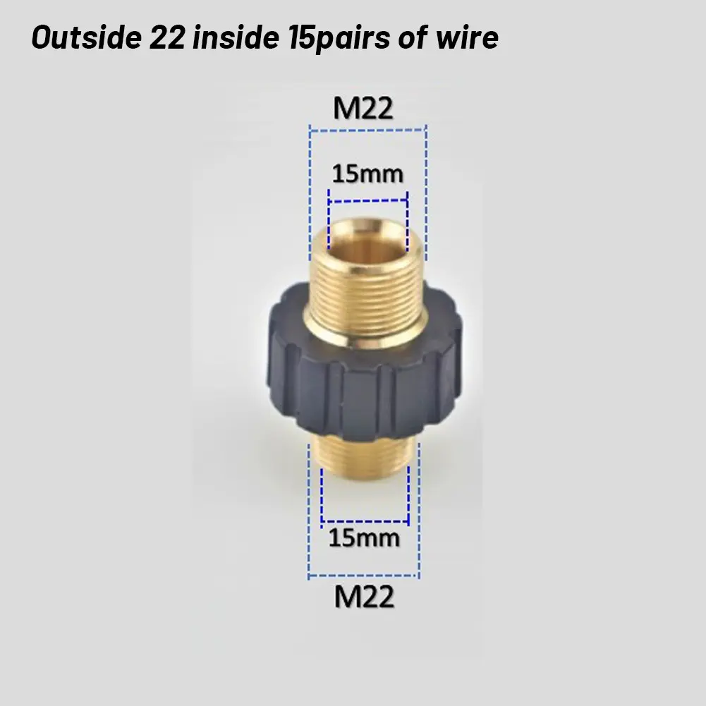 Outer Wire Butt Joint Adapters Replace Solid Brass Tool 14-Hole To 15-Hole Accessories High Pressure High Quality