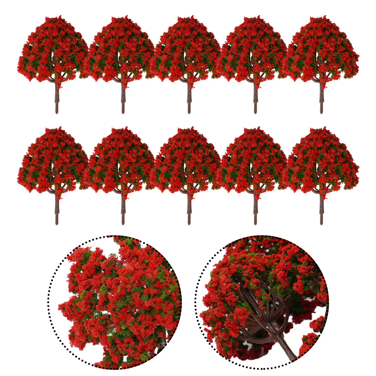 Artificial Model Trees Landscaping Scenery Train Landscape Layout Living Room Scale 1/150 Building Model Decoration