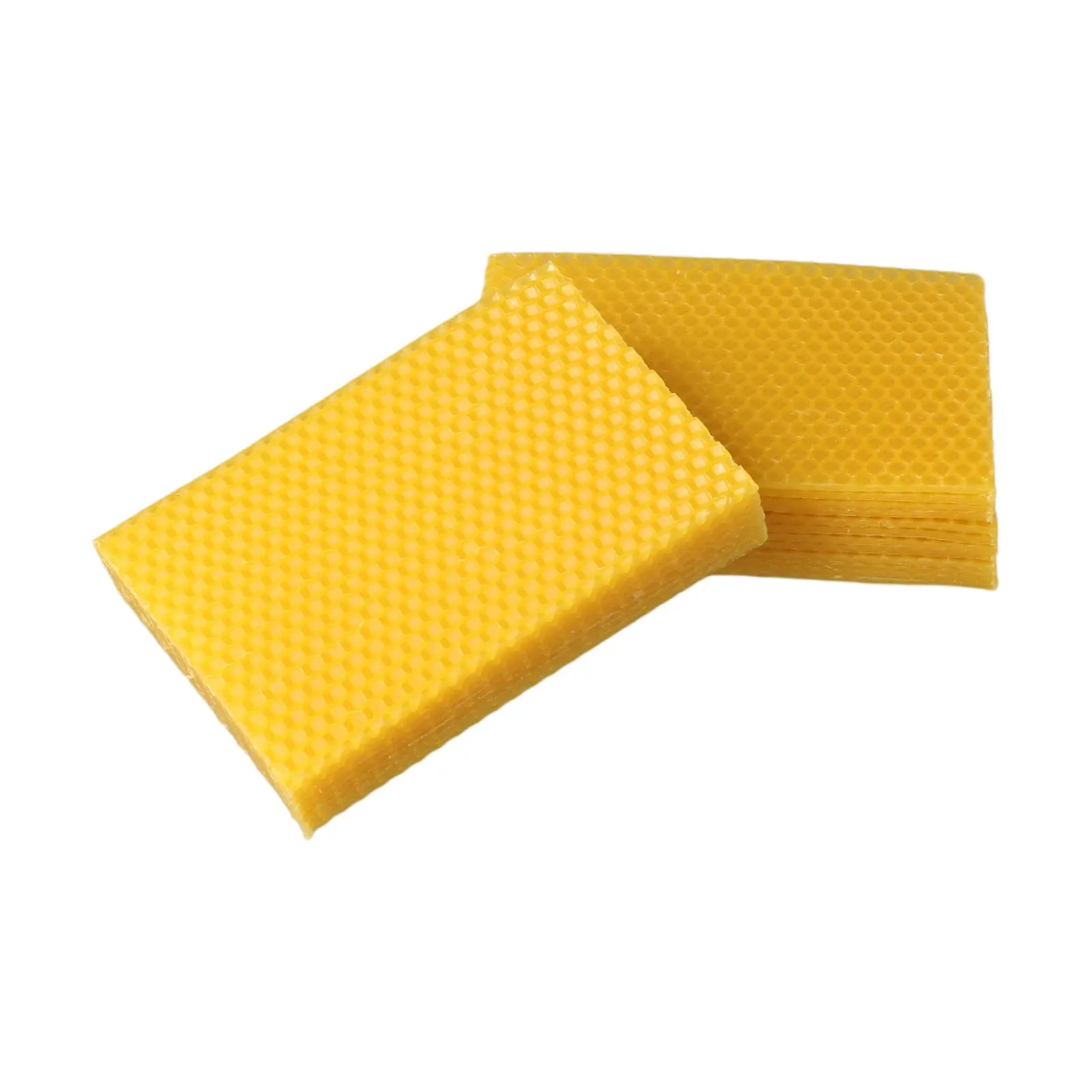 Bee Hive Wax Frames Beeswax Candle-making DIY Equipmentsweet Furniture-varnishing Golden-yellow Handicrafts 133