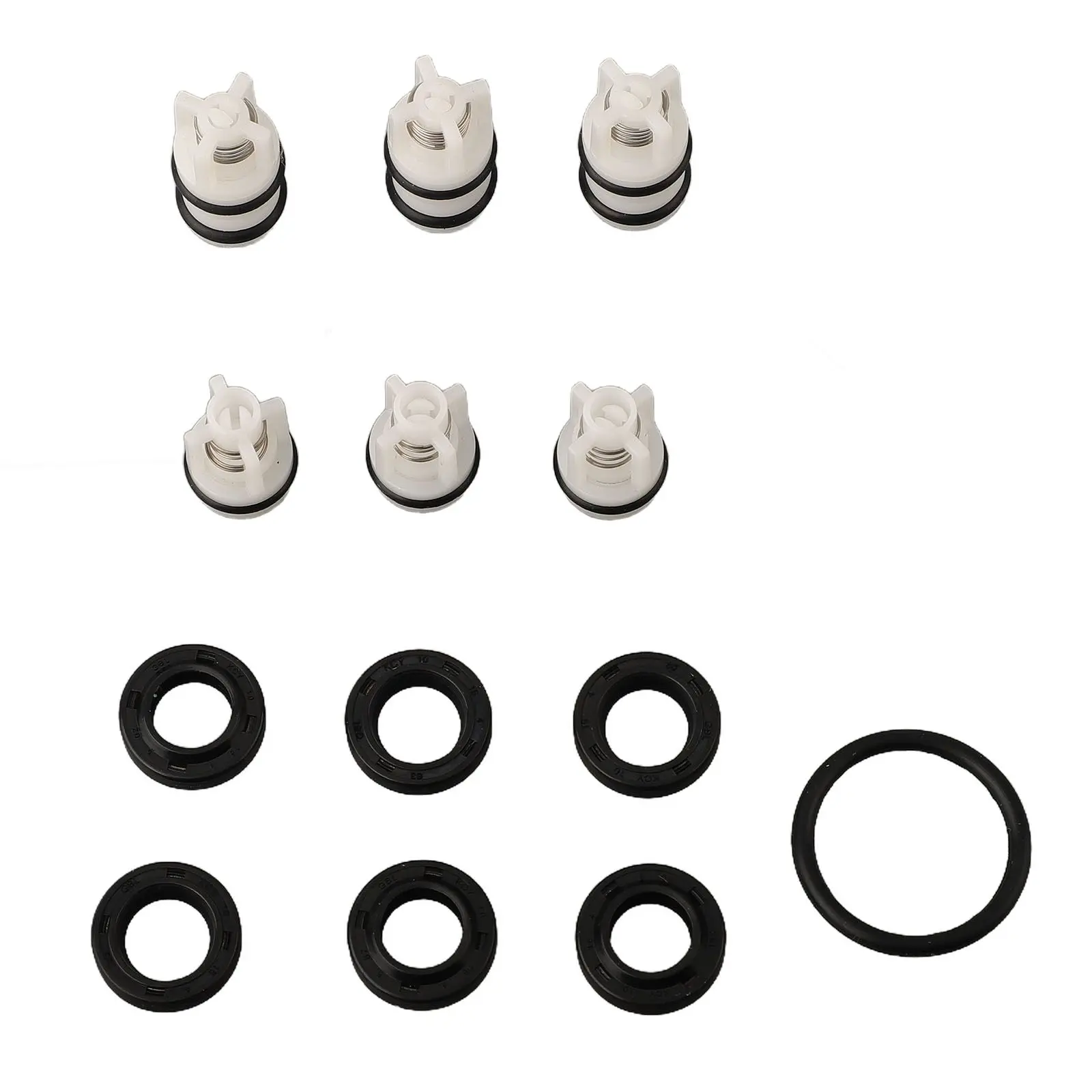 Repair Kit Pump Cleaning Head Machines Plastic Replacing Rubber Seal Triangular Easy To Install Four Corner Washer