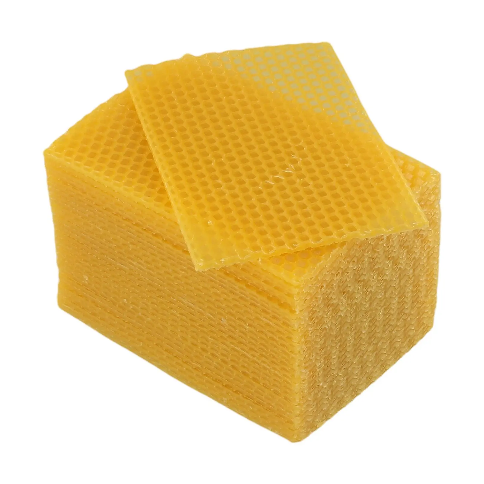 Bee Hive Wax Frames Beeswax Candle-making DIY Equipmentsweet Furniture-varnishing Golden-yellow Handicrafts 133