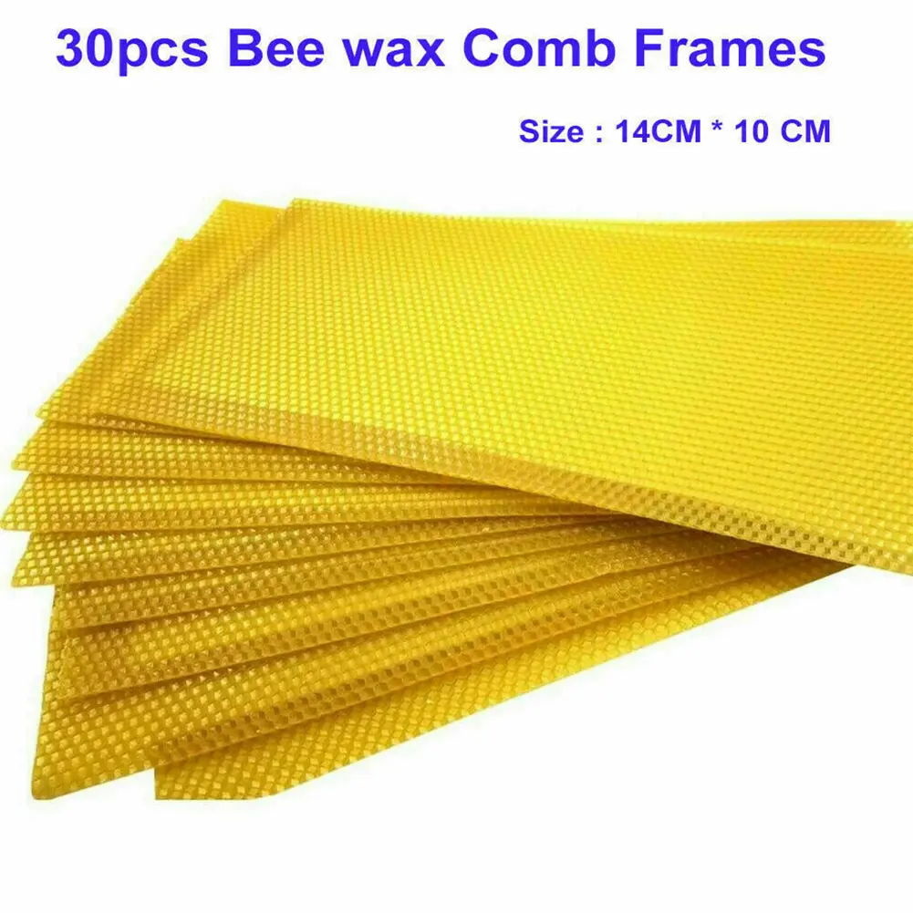 Bee Hive Wax Frames Beeswax Candle-making DIY Equipmentsweet Furniture-varnishing Golden-yellow Handicrafts 133