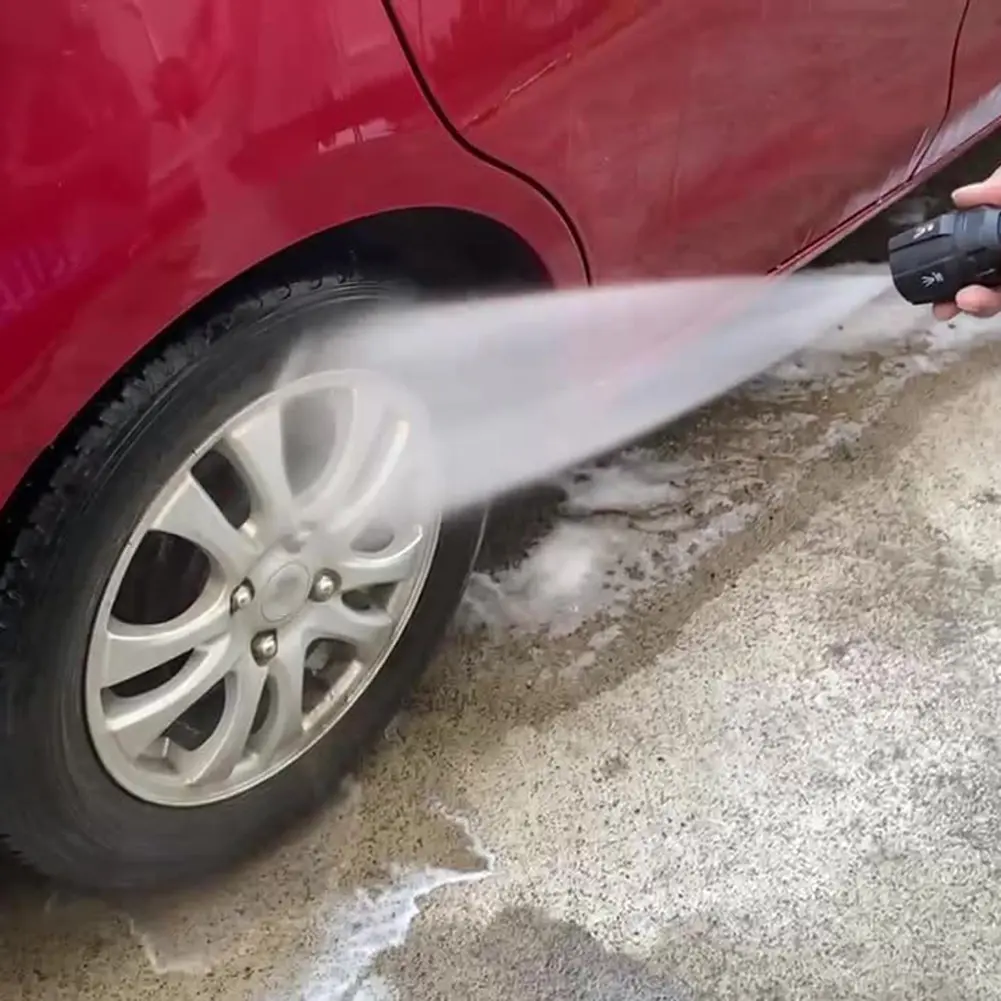 Tackle Any Job Effortlessly With Our 5 In 1 High Power Adjustable Pressure Washer Nozzle Using Quick Connect System