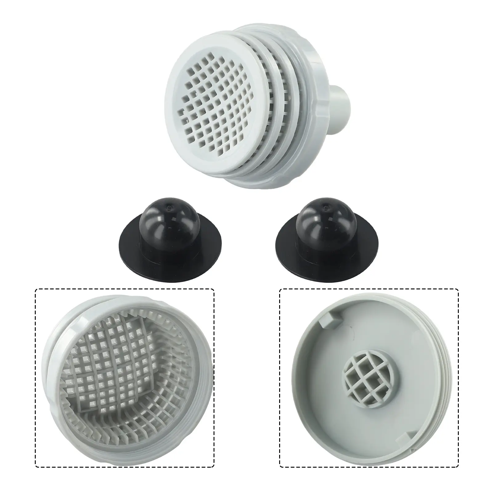 For Intex Pools For Summer Escape Replacement Parts Kit Pool Pump Inlet 12*10*9cm Strainer Hose For Swimming Pools