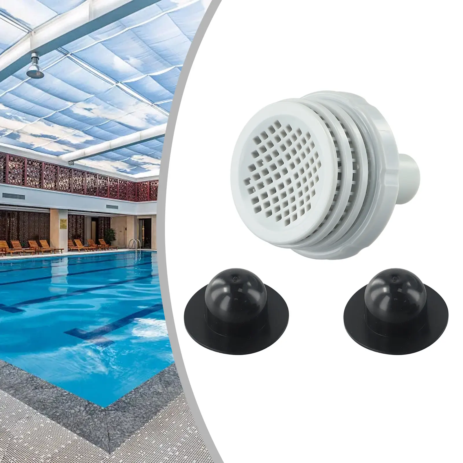 For Intex Pools For Summer Escape Replacement Parts Kit Pool Pump Inlet 12*10*9cm Strainer Hose For Swimming Pools