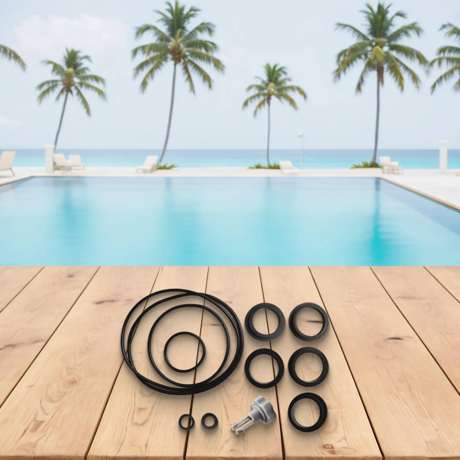 Efficient Leak Prevention with Air Release Valve and O Rings Seal Gasket Set for Intex Sand Filter Pump Maintenance