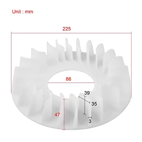 For 19511-ZJ1-000 Cooling Engine Fan For GX610 GX620 GX670 Gardening And Home Furnishings Hot Selling Accessories
