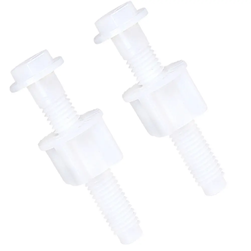 Brand New Hinge Bolts Screw Screw Strengthen Toilet Hinge Bolts White Bathroom Toilet Repair Easy Installation