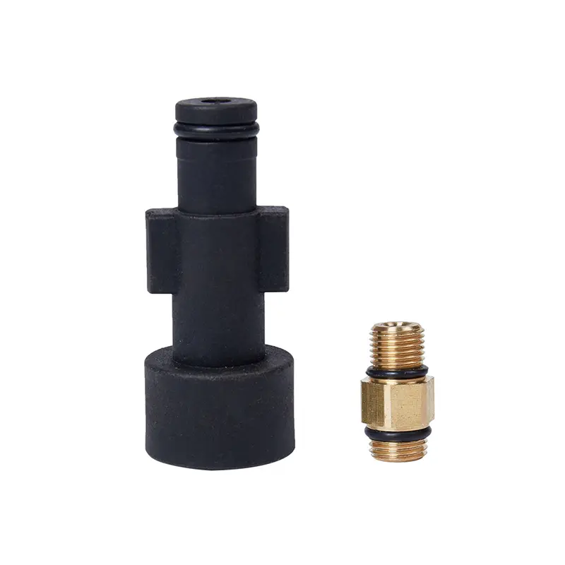 14 Inch High Pressure Car Washer Adapter Foam Nozzle for Washing Machine Brass and Plastic Material 1/4 Inch Thread Type