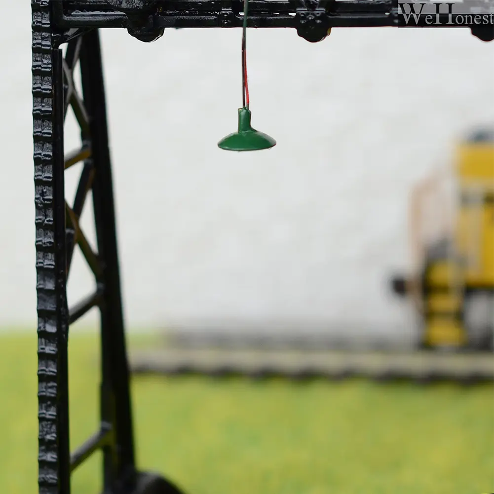 OO / HO Scale Painted Lights 20Pcs 20mA ABS Ceiling Lamps LEDs Metal Model Railway Model Street Light Wall Lamp