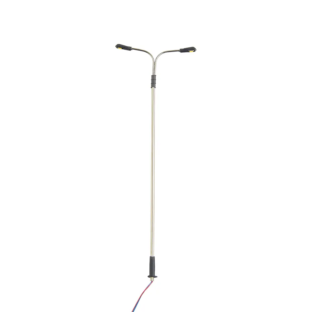 10pcs Street Lamp Models Sand Table Street Lights 1:100  Building Models Double Headed Street Lamp Toys Building Layout Models