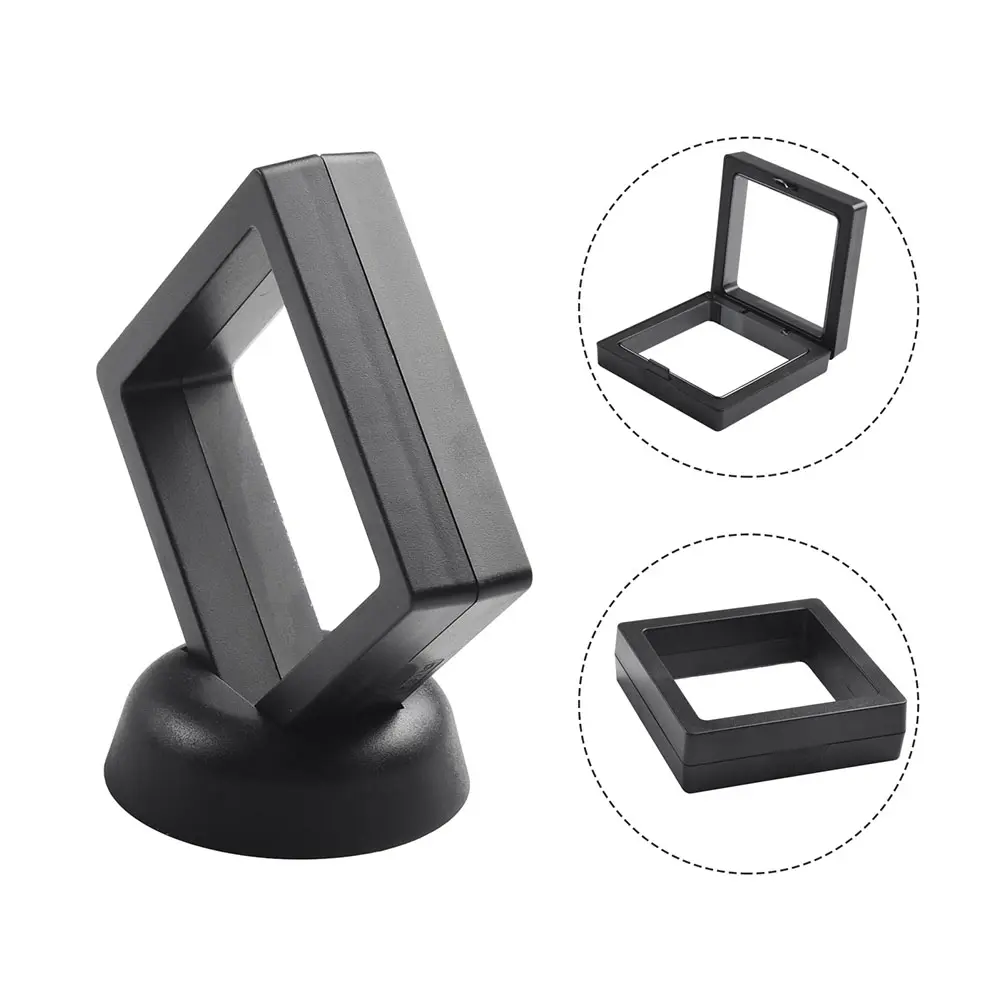 Clear Display Case 3D Floating Frame ABS+TPU Film High Quality Material Multipurpose Display Plastic Frame Transparent Film
