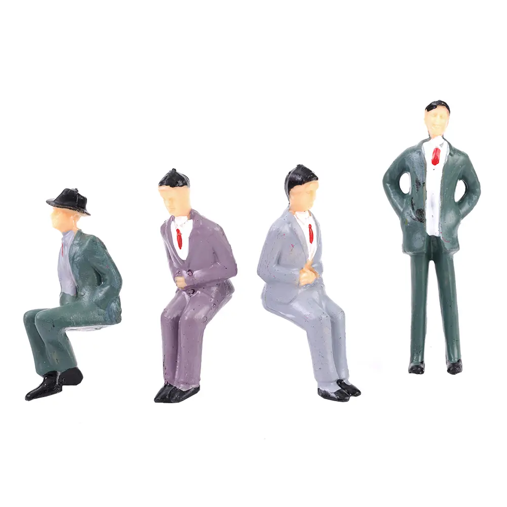 Exquisite Brand New Outdoor Landscape Sand Table Model Making Model People Models People Plastic 1 Gauge Scale Plastic Standing