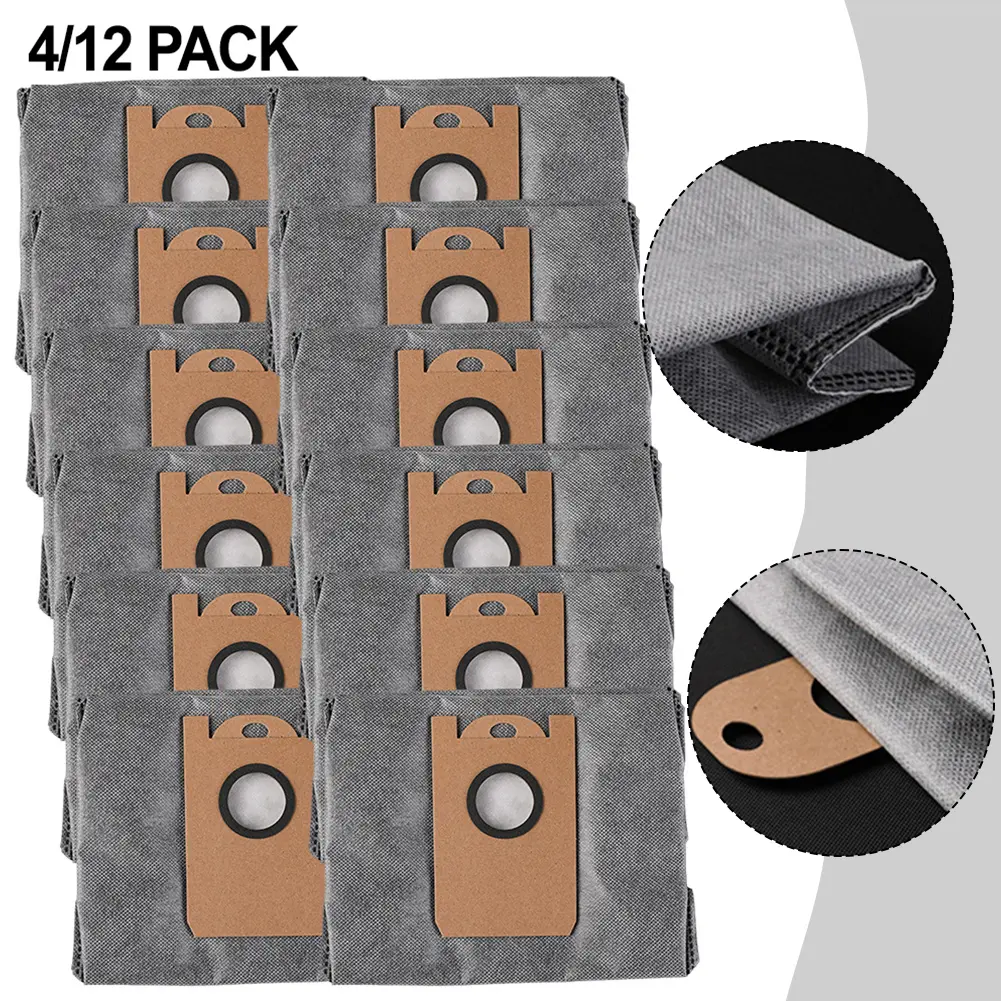 3L Capacity Robot Vacuum Bags High Efficiency Dust Bags Dust Bags 99.99 Dirt Capture Regular Replacement Recommended