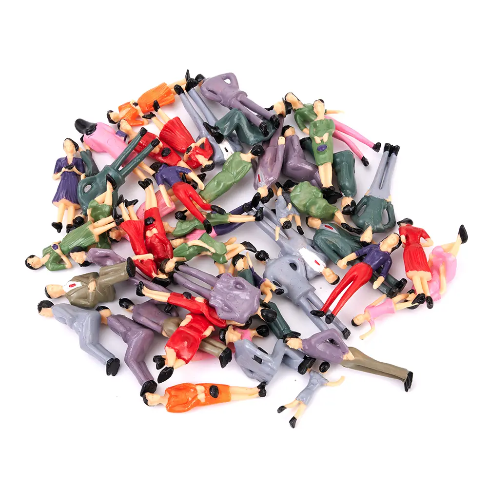 Exquisite Brand New Outdoor Landscape Sand Table Model Making Model People Models People Plastic 1 Gauge Scale Plastic Standing